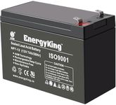 EnergyKing Standard Security Alarm Battery 12V 7Ah AGM Rechargeable ISO9001 True 2-Year Warranty