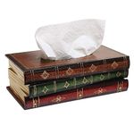 Itian Vintage Style Antique Wooden Tissue Paper Stacking Tissue Box for Home/Office/Bathroom/Car