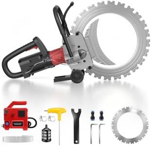 6000W Electric Concrete Cutter, 16" Concrete Saw Machine with Diamond Blade