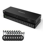 TESmart 16x1 HDMI KVM Switch, 16ports 1U Rack Mount KVM Switch, 4K@30Hz USB2.0 KVM Enterprise-Grade, Support EDID Emulator | Auto Scan | Hotkey Switch | IR Remote| RS232 | IP Control (HKS1601-EB23)