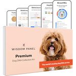 Wisdom Panel Premium: Most Comprehensive Dog DNA Test for 260+ Health Tests | Accurate Breed ID and Ancestry | Traits | Relatives | Behaviours | Vet Consult