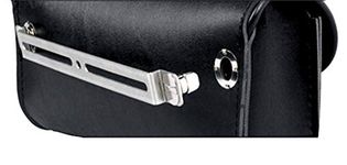 Willie & Max Dowco 58011-00 Synthetic Leather Removable Motorcycle Windshield Bag: Black, Universal Fit, 11.5 Liter Capacity