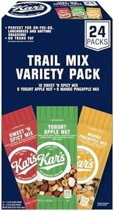 Kar’s Nuts Trail Mix Variety Pack, Pack of 24 – Yogurt Apple Nut, Mango Pineapple Mix, Sweet ‘N Spicy – Individually Wrapped, Gluten-Free Snack Mix