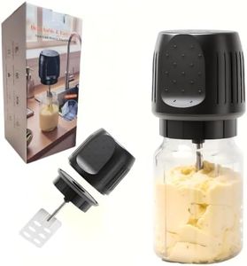 Electric Butter Maker Machine, Cordless Butter Churn, 34oz Glass Jar