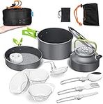 Camping Cookware Mess Kit Portable 