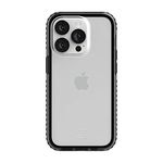 Incipio Grip Series Case for iPhone 14 Pro, Multi-Directional Grip, 14 ft (4.3m) Drop Protection - Black/Clear (IPH-2009-BLKC)