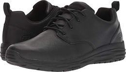 Skechers 65624 Men's Harsen-Rendo Oxford Shoe, Black - 9 D(M) US