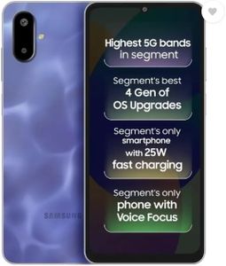 Samsung Galaxy F06 5G, Lit Voilet (6GB, 128GB)