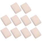 uxcell 10Pcs Bracelet Watch Pillow Flannelette Jewelry Display Pillows for Watch Box Bangle Cushions Display Storage (2.87" x 1.73" x 1.34", Beige)