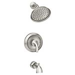 Moen 82303SRN Hamden Tub Trim Kit Shower Faucet, Spot Resist Brushed Nickel