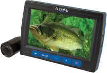 Aqua-Vu Micro Stealth 4.3 Underwater Fishing Pocket Camera, 4.3” LCD, High Resolution Full Color Camera, Auto Infrared Lights, 50 Ft Durable Cable for Fishing and Ice Fishing, Blue Edition
