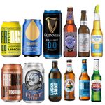 12 x Alcohol Free Beer Bundle, including Guinness 0, Stella, Unltd, Moetti & Free damm, big drop: provided by Alcohol Free Co - Excellent on Trustpilot