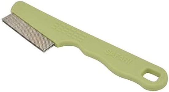 Coastal Pet Safari Double Row Comb - Helps Dry Skin - For Flea Prevention and Detection in Pets with Short and Long Hair