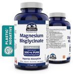 Proudly Canadian Magnesium Biglycinate 200mg 150 Capsules - Advanced Muscle Support Formula - Premium Bisglycinate Blend for Men and Women's Vitality, Bone Strength, and Cardiovascular Wellness