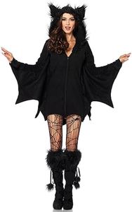 Leg Avenue 85311 - Costume per Travestimento da Pipistrello, Donna, S, Colore: Nero