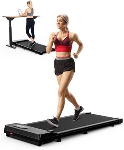Tapis roulant salvaspazio, 1-8km/h, 2.5HP, Schermo LCD ad alta definizione, 2 metodi di controllo, Walking pad mini, Carico massimo di 120 kg, Tapis roulant elettrico (Nero)