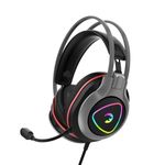 GAMEPOWER Ranger USB Gaming Headset - 7.1 Virtual Surround Sound, Wired RGB Led Headphones with 53MM Drivers, 360 Spatial Audio, Noise Cancelling Mic PC, PS4, PS5, Black