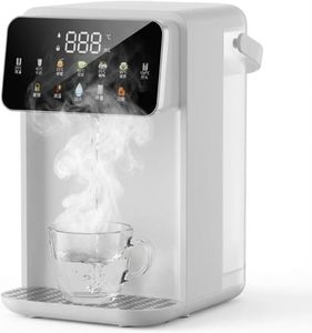 Instant Hot Water Dispenser Countertop with Adjustable 7 Temperatures & 7 Water Volumes, 3.5l Removable Water Tank, Quick Heating with Touchscreen & Child Lock for Home