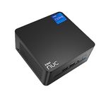 Intel NUC 12 Pro, Wall Street Canyon Mini Pc with 12th Gen Core i7-1260P (12C/16T & Up to 4.7GHz), 16GB DDR4 RAM & 512GB NVMe SSD, Support 8K, WiFi6E, BT5.3, 2 x Thunderbolt 4, Built-in Windows 11 Pro