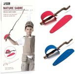 Monkey Business Nature Sabre 2 Pcs. DIY Play Sword Handle Guards for Creative Playtime, Encouraging Kids' Imagination and Fun Outdoor Activities