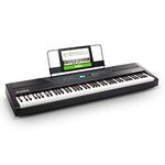 Alesis Recital Pro - Digital Piano Keyboard with 88 Weighted Hammer Action Keys, 12 Premium Voices and Built-In Speakers