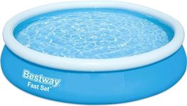 Bestway 10ft Fast Set Pool | Inflatable Family Swimming Pool, Outdoor Kids Pool