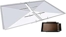 Quickflame Replacement Grease Tray (20-24 inches Width) for 3-4 Burner Gas Grill Models from Nexgrill, Charbroil, Home Depot, Kenmore and Others