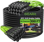 GearIT 16-Channel XLR Snake Cable (