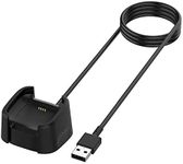 Kissmart Charger for Fitbit Versa 2, Replacement Charging Cable Dock Cradle with 3.3ft USB Cord for Fitbit Versa 2 Smartwatch