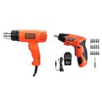 BLACK+DECKER Kx1800 Dual Temperature High Speed Heat Gun For Removing & Drying Paint Coats,Remelting