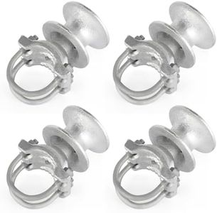 Wmebee Mini Cantilevered Gate Rollers, Fits 2-3/8" Post & 1-5/8" Rail Fence Gate Kit, Sliding Gate Rollers, Cantilevered Chain Link Fence, Set of 4 Sliding Gate Hardware (Gen 2)