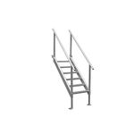 Extreme Max 3005.3846 Universal Mount Aluminum Dock Stairs, 6 Step