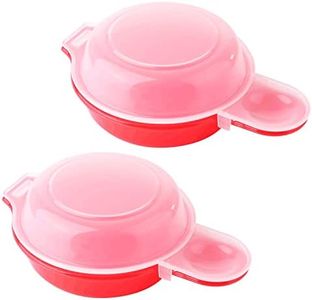 2pcs-Microwave Egg Cooker,Microwave Egg Maker,1 Minute Fast Egg Hamburg Omelet Maker Kitchen Cooking Tool