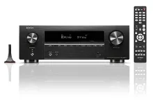 Denon AVR-X1800H 7.2 Channel AV Receiver - 80W/Channel, Wireless Streaming via Built-in HEOS, WiFi, & Bluetooth, Supports Dolby Vision, HDR10+, Dynamic HDR, and Home Automation Systems