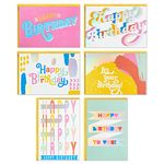 Hallmark Birthday Cards Assortment, 36 Cards with Envelopes (Pastels) 5STZ1072