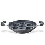 Prestige Omega Select Plus Non-Stick Paniyarakkal (Appe Maker)|7 pits| 20cm|Residue Free Coating |Metal Spoon Friendly