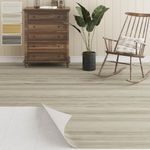 Oxdigi Vinyl Flooring Roll Peel and Stick - 15.7" x 393.7" (43 Sq.Ft) | Removable Self-Adhesive Wear-Resistant Vinyl Floor Tiles Wood Plank |Waterproof for Bathroom, Kitchen... | Smoked Chestnut