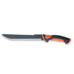 Bear Grylls Survival Machete with Saw - Tactical Machette for Camping, Hunting, Gardening, Chopping, Sawing, Bushcraft - Black