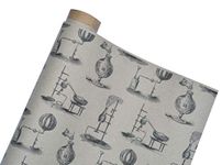 Chemistry/Science-Themed Roll of Gift Wrap by Nerdy Words (Vintage Chemistry Experiments, 24" x 144")