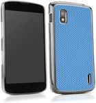 BoxWave Case Compatible with LG Nexus 4 - GeckoGrip Case, Low Profile Cover with Smooth Textured Rubber Back for LG Nexus 4 - Blue