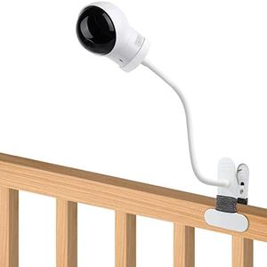 Baby Monitor Mount Compatible with Eufy Spaceview, Spaceview Pro and Spaceview S Video Baby Monitor Camera 15.7 inches Flexible Long Gooseneck Arm, Baby Monitors Holder for Crib Baby Camera Stand