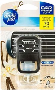 Ambi Pur Premium Clip Car Air Freshener Vanilla Voyage 7.5mL