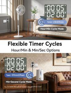 ORIDGET 24-Hour Digital Timer Plug – Programmable Socket Switch