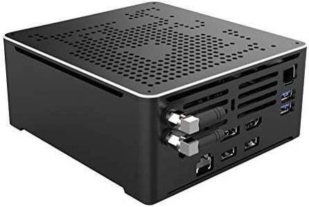 4K Mini PC, HTPC, NUC, Small Server, Windows 11 or Linux Ubuntu, Support Proxmox, Vmware, ESXI, KODI, Intel XEON E-2186M, HUNSN BY02, DP, HDMI, Type-C, 2 x LAN, 64G RAM, 2TB M.2 SSD,SATA and NVME