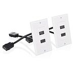 Cable Matters 2-Pack 2-Port HDMI Wa