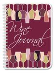 BookFactory Wine Journal/Wine Log Book/Wine Collector's Diary/Wine Tasting Notebook - Wire-O with Full Color Cover - 120 Pages (5” x 7”) (JOU-120-57CW-A(WineJournal))