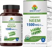 Brieofood Organic Neem 1500mg, 45 S