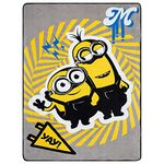 Franco Kids Bedding Ultra Soft Plush Micro Raschel Blanket, 62 in x 90 in, Minions The Rise of Gru