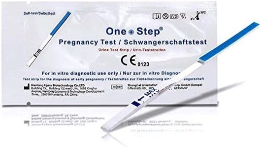 One Step: 50 x Ultra Early - 10mIU Wide Width Pregnancy Test Strips (Tests up to 6 Days Earlier)