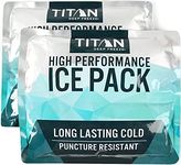 Arctic Zone Titan Deep Freeze Ice Pack- (2 Pack) 600 Gram High Performance Ice Pack - Long-Lasting, Puncture-Resistant Cold Pack Filled with Non-Toxic Gel…